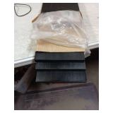 SRIWATANA Floating Shelves for Wall Decor, Bridge Design Wood Wall Shelves for Bedroom, Bathroom, Living Room & Kitchen, Set of 3 (Black) - Retail: $30