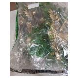 Lyrow 4 Pack Christmas Artificial Swags 24 Xmas The Cordless Prelit Stairway Swag Teardrop Trim Wreath Door Stair Garland Christmas Decoration for Outdoor Home Garden Decor(Gold,Rustic Style) - Retail