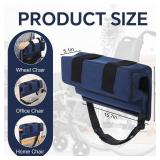 ROYALAY Wheelchair Armrest Pads, Lateral Support Anti-Rollover for Wheelchair with Adjustable Strap, High-Density Foam Arm Support Pillow with Waterproof Cover - Retail: $34