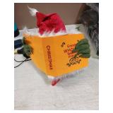 Christmas Tree Topper, Green Elf Hiding Behind Book Christmas Decorations, Finger Poseable Handmade Tree Toppers Decor for Holiday Christmas Tree Party Supplies (Christmas Tree Topper) - Retail: $30