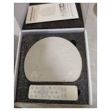 JONRRYIN Tap Snooze Sunrise Alarm Clock, Wake Up Light Alarm Clock with Remote Control, Bluetooth Speaker & USB Charging, 37 Sounds White Noise Machine, 15 Colors Dimmable Night Light for Adults Kids 