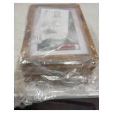 5x7 Picture Frame Wood, Wood Picture Frames 5x7 Wooden Picture Frames with Real Glass, Rustic 5 x 7 Photo Frame for Wall or Tabletop, Display Picture 4x6 with Mat or 5x 7 Without Mat (5 Brown) - Retai