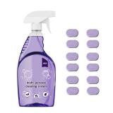 Clean Spray Cleaner for Ovens, Spray Oven Cleaner, Multi-Surface Cleaners with Concentrated Cleaning Tablets, Multi Purpose Cleaning for Ovens, for Kitchen,Bathroom (1 Bottle+12 Pcs) - Retail: $15