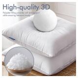 MIULEE 20 x 20 Pillow Inserts (Set of 2) -Throw Pillows for Couch Sofa with 100% Cotton Covers - Retail: $24