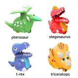 JoFAN 4 Pack Dinosaur Toys Press and Go Dinosaur Cars Wind Up Toys for Kids Boys Girls Toddlers Christmas Stocking Stuffers Party Favors Gifts