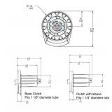 Rollease Skyline SL10 Roller Shade Clutch White - Retail: $15