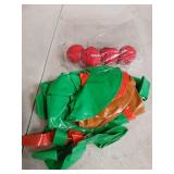 TOPLEE 20 Pieces Inflatable Reindeer Antlers Toss Game, Christmas Party Antler Hat Games for Kids Adults Family Indoor Outdoor Carnival Xmas Games(4 Antlers 16 Rings) - Retail: $18