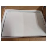 Trironsun Vintage Double Layer Bread Box for Kitchen Counter Bamboo Bread Storage Container Large Capacity Bread Storage Bin (White) - Retail: $50