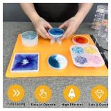 Resin Molds Heating Mat Kit 26PCS: Epoxy Resin Curing Machine for Resin Molds Shorten Curing Time, Crafts w/Resin Drying Pad Silicone Mat Cover Timer Resin Supplies for DIY Lovers - Retail: $24