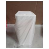 TIPGO Bathroom Trash Can with Lid, 10 Liter/ 2.6 Gallon Slim Garbage Can, Small Trash Bin Waste Basket with Pop-Up Lid for Kitchen, Bedroom, Living Room, Office (White) - Retail: $18