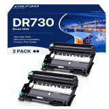 MCYCOLOR Compatible DR730 Drum Unit Replacement for Brother DR-730 DR 730 to Use with MFC-L2710DW MFC-L2750DW HL-L2395DW HL-L2370DW HL-L2350DW HL-L2390DW DCP-L2550DW Printer (2 Pack, NOT Toner) - Reta