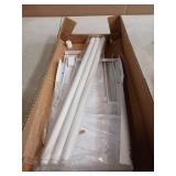 Obliqwin 1 Pack Expandable Shoe Rack - Under Cabinet Telescopic Shelf Adjustable 16" to 28" Hanging Shoe Rack Organizer for Shoe or Clothing Storageï¼Dorm Room Organization Space Saving, White - R