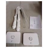 PABIPABI Lighted Birch Tree, 2 Pack Christmas Tree with 24 LED, Tabletop Centerpiece Artificial Tree Lights Battery Powered Timer for Home Office Bedroom Wedding - Retail: $19