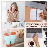 Leinuosen 12 Pcs Photography Gift Set for Women Trapezoid Grocery Canvas Tote Bag with Handle Makeup Bag Mug Scented Candle Novelty Socks for Photographer Appreciation Birthday Party Favors - Retail: 