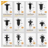 GOOACC 240PCS Bumper Retainer Clips Car Plastic Rivets Fasteners Push Retainer Kit 12 Popular Sizes Auto Push Pin Rivets Set -Door Trim Panel Fender Clips for GM Ford Toyota Honda Chrysler - Retail: $