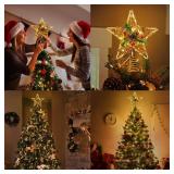 Brizled Christmas Tree Star, 10