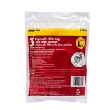 Shop-Vac 90660 Disposable Vacuum Filter Bags, Fits 4 Gallon Tanks, Heavy-Duty Paper, Effective Dirt and Debris Collection, (3-Pack)