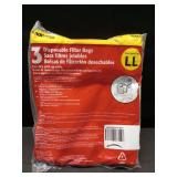 Shop-Vac 90660 Disposable Vacuum Filter Bags, Fits 4 Gallon Tanks, Heavy-Duty Paper, Effective Dirt and Debris Collection, (3-Pack)