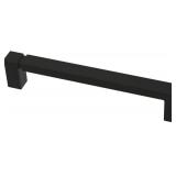Franklin Brass Asymmetric (10-Pack) Cabinet Handles 5-1/16\" Hole Center Modern Pulls | Matte Black Hardware Kitchen Door, Drawers, Dressers, Furniture P40824K-FB-C