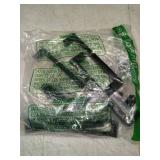 Franklin Brass Asymmetric (10-Pack) Cabinet Handles 5-1/16\" Hole Center Modern Pulls | Matte Black Hardware Kitchen Door, Drawers, Dressers, Furniture P40824K-FB-C