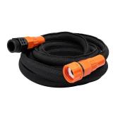 Black + Decker 25 ft x 5/8 in, Expanding Garden Hose Lightweight, Kink-Resistant, Quick Repair Couplings BXMHBB22182