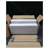 Amerock BP36661CPN | Clear/Polished Nickel Cabinet Pull | 8 in (203 mm) Center-to-Center Cabinet Handle | Glacio | Drawer Pull | Kitchen Cabinet Handle | Furniture Hardware - Retail: $54