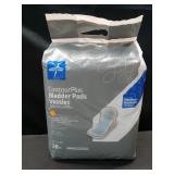 Medline ContourPlus Bladder Control Pads, Maximum Absorbency, 6.5 x 13.5 Inches, Bag of 28