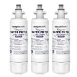 Amazon Basics Replacement LG LT700P Refrigerator Water Filter Cartridge - Pack of 3, Premium Filtration - Retail: $50