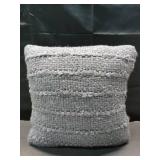 Square Marled Knit Pillow Gray Blue - Threshold - Retail: $30