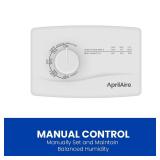 AprilAire 4655 Manual Whole-House Duct or Wall Mounted Humidifier Control Humidistat for AprilAire Whole-House Humidifiers, Low Voltage 24VAC - Retail: $44