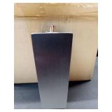 Yes4All 6-Inch Square Black Solid Wood Furniture Legs Set of 4, Heavy Duty 800 lbs Capacity, Adjustable Levelers, Replacement Furniture Legs for Couch, Sofa, Dresser, Ottoman, Chair, and Bed