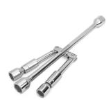 WorkPro 14-Inch Universal Folding Lug Wrench, 4-Way Cross Wrench