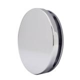 Westbrass Floating No-Hole Overflow Faceplate, Polished Chrome, D980R-26