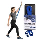 THERABAND High Resistance Band, Heavy Elastic Super Band for Full Body Workouts, Physical Therapy, Strength Training, Durable 41" Loop Exercise Band, 35 lbs Resistance