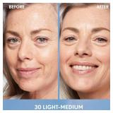 Covergirl Simply Ageless Skin Perfector Essence Foundation, 30 Light-Medium,Tinted Skincare Makeup Hybrid, Sheer Tint, Radiant Finish, Glowy Finish, Vegan Formula, 1.0oz