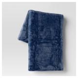50\"x70\" Oversized Primalush Throw Blanket Blue - Threshold
