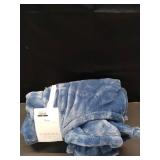 50\"x70\" Oversized Primalush Throw Blanket Blue - Threshold