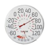 Taylor Precision Products Humidiguide Dial Thermometer (12-Inch), White, One Size