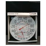 Taylor Precision Products Humidiguide Dial Thermometer (12-Inch), White, One Size