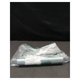 Prime-Line SP 9677 Extension Spring, Spring Steel Construction, Nickel-Plated Finish, 0.148 GA x 1-1/4 In. x 10 In., Single Loop Open (Single Pack)