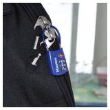 Master Lock Blue Set Your Own Combination TSA Approved Luggage Lock, Travel Zipper Padlock is Perfect for Suitcases, Bags, or Backpacks, 4688D