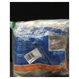 Frost King AC9H Indoor Quilted 2-Piece Standard Air Conditioner Cover 25\" wide by 17\" tall by 4\" deep- Beige