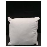 Velvet Reverse Oblong Dec Pillow Ivory - Threshold Indoor Cotton Fabric, Polyester Fill, Sewn Seam Closure