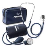 Primacare DS-9197-BL Professional Classic Series Manual Adult Size Blood Pressure Kit, Emergency Bp kit with Stethoscope and Portable Leatherette Case, Nylon Cuff, Blue
