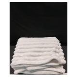 Ribbed Plush Throw Blanket White - Room Essentials: Cozy, Sensory Friendly, Machine Washable, 50x60\"