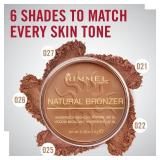 Rimmel London Natural - 020 Sunshine - Bronzer, Matte Finish, 0.49oz