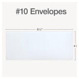Columbian #10 Security Envelopes, 100 Pack, Self Seal Envelopes for Home, School, and Business Mailings, No Window, 4-1/8 x 9-1/2 Inches, Durable 24 lb White Paper