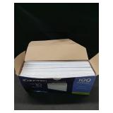 Columbian #10 Security Envelopes, 100 Pack, Self Seal Envelopes for Home, School, and Business Mailings, No Window, 4-1/8 x 9-1/2 Inches, Durable 24 lb White Paper