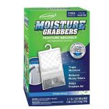 Concrobium 378488 Moisture Grabbers, 3-Pack 17.5 oz Spring Breeze Pouches, Anti-Leak Gel Technology, Covers Up to 350 cu ft.