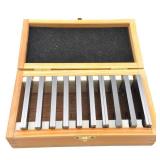 HHIP 3900-3012 10 Pair 1/8 Precision Parallel Set, 1/8\" x 3\", Wooden Case - Retail: $41